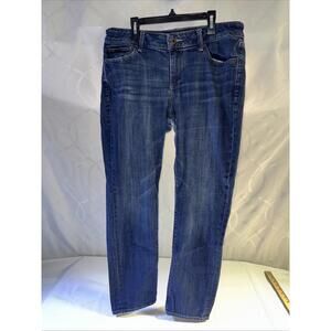 Lucky Brand Jeans Womens 12/31 Lolita Skinny Blue Denim Dark Wash Casual Stretch